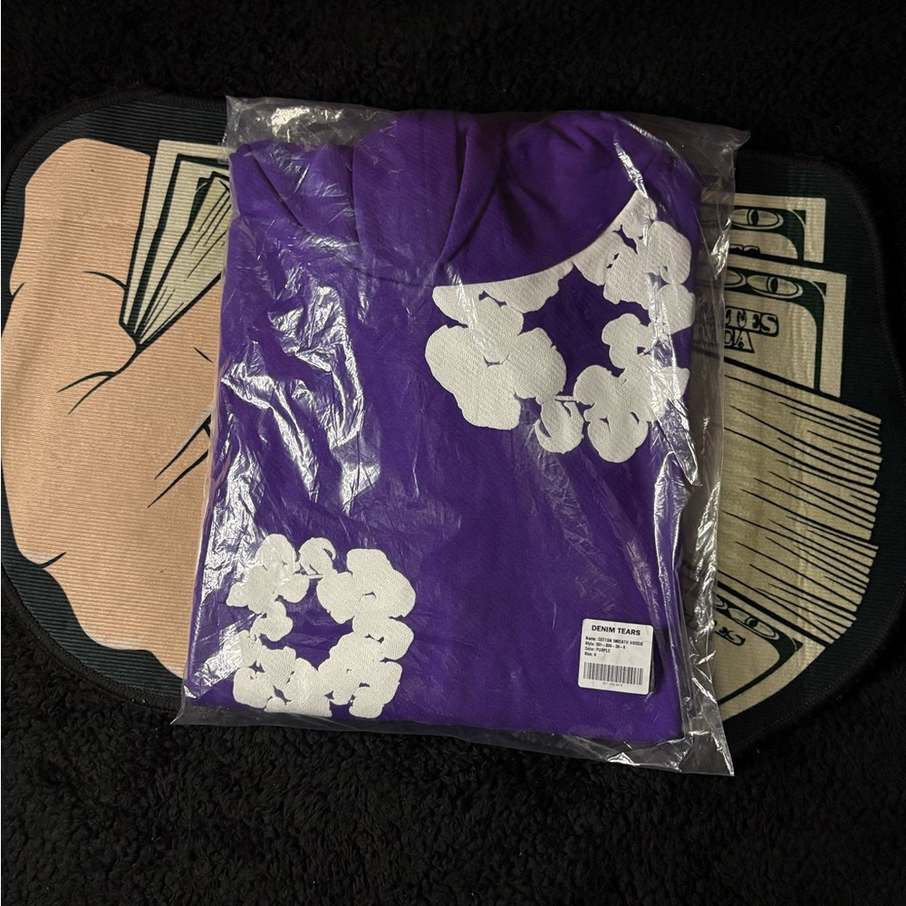 Denim Tear Purple Hoodie
